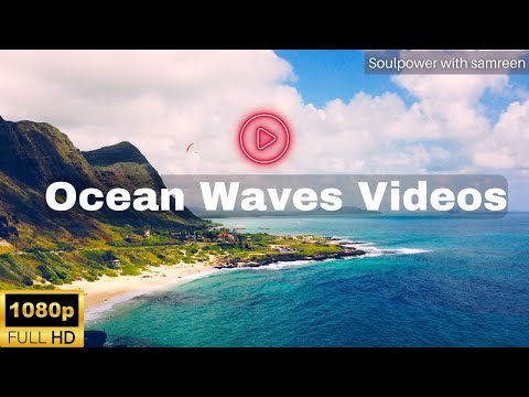 🌴 4K Ocean Ambience on a Tropical Island Maldives with Soothing Waves 🐬 Paradise View for Relaxation