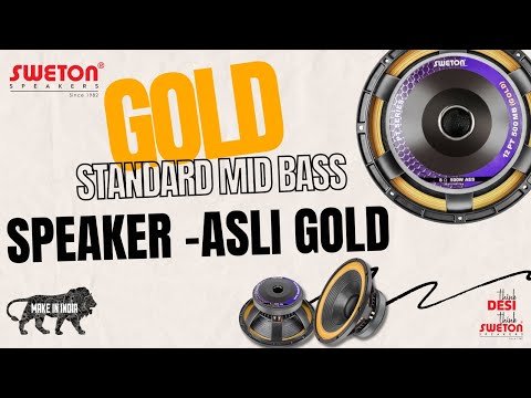 @SwetonSpeakers GOLD STANDARD MID BASS LOUDSPEAKER- LIVE DEMO