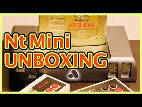 Analogue Nt Mini Noir v2 - UNBOXING & NES Cartridge Test Play