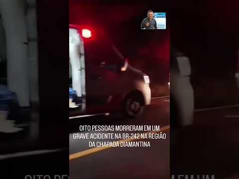 Um acidente grave envolvendo dois veículos entre os municípios de Boninal e Seabra na Bahia