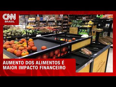 Aumento do preço dos alimentos é maior impacto financeiro para 44,2%, aponta Atlas | CNN MERCADO