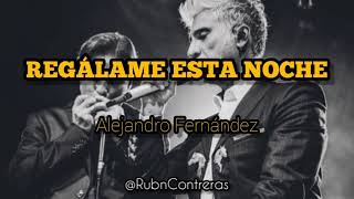 Kadr z teledysku Regálame esta noche tekst piosenki Alejandro Fernández