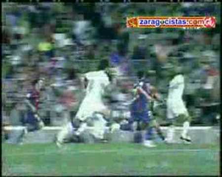 Alberto Zapater gol al Barcelona