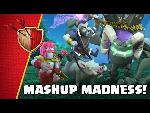 Mashup Madness NEW TROOPS! Clash of Clans