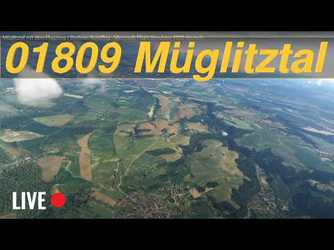 Müglitztal mit dem Flugzeug / Drohnen Rundflug - Microsoft Flight Simulator 2020 deutsch