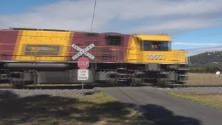 preview picture of video 'TasRail Train 636, 2/2/13'