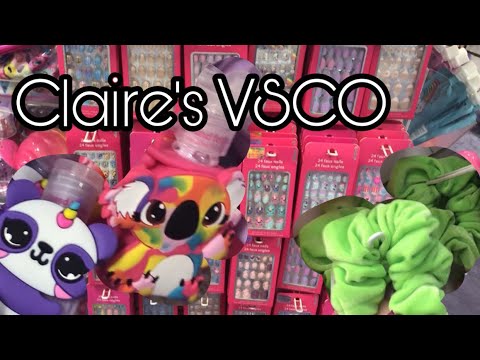 Claire's Shopping VSCO | VSCO Girls Claire’s Shopping -So many Scrunchies