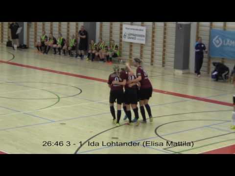Naisten futsal-cup 2016-2017 / Ylöjärven Ilves vs. FC Nokia maalikooste 3.11.2016