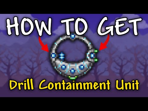 How to Get Drill Containment Unit in Terraria 1.4.5 | How to Craft Drill Containment Unit