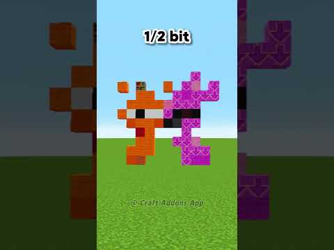 Minecraft Sprunki Oren X Pinki：1 bit 2 bits 4 bits 8 bits 16 bits 32 bits 64 bits