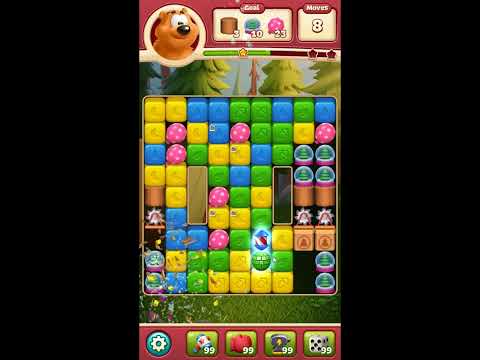 Toon Blast Level 7757 - NO BOOSTERS 🐻🐺🐱 | SKILLGAMING ✔️