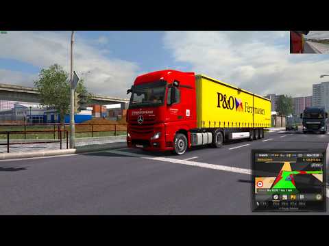 Euro Truck Simulator 2 (1.27) Mercedes Benz Actros MP4 by Turbosquid, magic97
