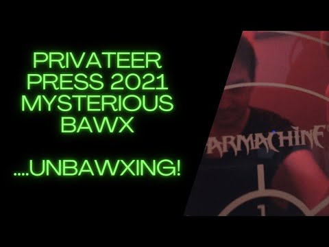 Privateer Press 2021 Mystery Box Unboxing!