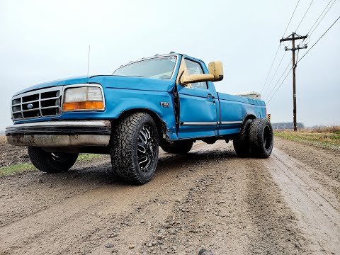 I PUT DUALLY WHEELS ON THE F150