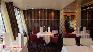 ​Inside a Luxury Cruise Ship Restaurant | Tour & Ambience​Fine Dining Experience 