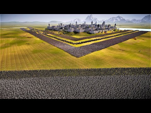 Mongolians & Heavy Knights Invasion of Imperial Roman Army Castle | Ultimate Epic Battle Simulator 2