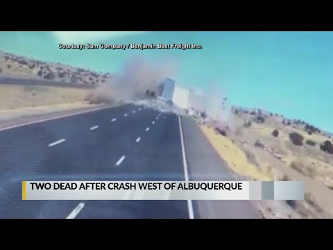 Two dead following semi crash on I-40 near Route 66 Casino