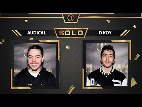 Audical vs D-KOY | Solo Top 8 Battle | American Beatbox Championships 2018