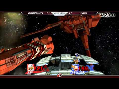 VS Weekly 2/11/15 - Winners Semis - Master Raven (Sheik) vs MVD (Diddy) - Smash 4
