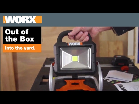 WORX 20V LED Light | Out of the Box