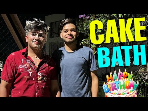 😂Shrijan Ki CAKE🎂 BATH🛀 | Vlog : 31