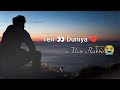 Teri Duniya Mere Rabba Sad Heartbroken Whatsapp Status Breakup Whatsapp Status