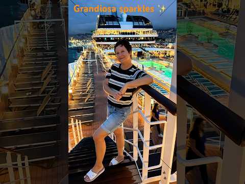 Thumbnail for MSC Grandiosa sparkles: A night of lights at sea #cruisevlog #cruiseship #cruiseaddict #msccruise