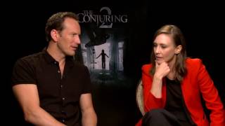 The Conjuring 2: Vera Farmiga & Patrick Wilson Official Movie Interview | ScreenSlam video