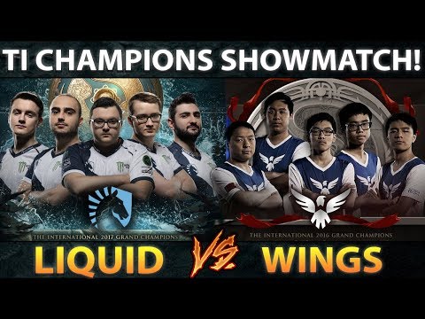 LIQUID vs WINGS - TI7 WINNER vs TI6 WINNER - SHOWMATCH - CHONGQING MAJOR - Dota 2