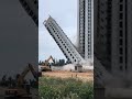 Demolishing high rise building #shorts #youtubeshorts #viral #civilwork #demolition