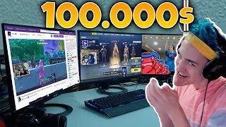 100.000 EURO LA NUOVA POSTAZIONE GAMING DI NINJA DA VITTORIA REALE !!!!(assurdo)