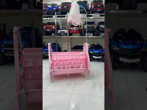 Beautiful Cradle Swing with Mosquito Net 🛏️ | Safe • Comfortable • Stylish
