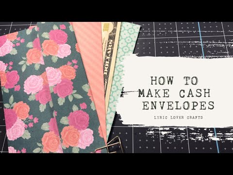 Part of a video titled How to make CASH ENVELOPES! - YouTube