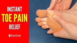 Instant Toe Pain Relief (4 Really Easy Ways)