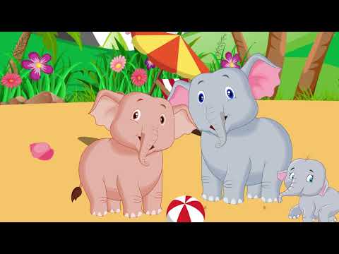 Ein kleiner Elefant - Lichterkinder Cartoons - Kinderlied | Tierlied