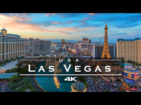 Las Vegas, USA 🇺🇸 - by drone [4K]