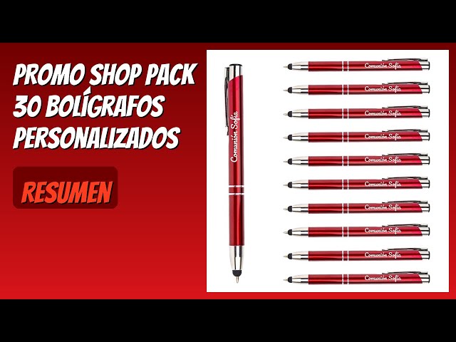 Vídeo relacionado con PROMO SHOP - Original Boligrafo Publicitario Rose Personalizado (Nombre o Texto) Gris, Boligrafos Realizados en Metal con Detalles Acoplados en Rose Gold