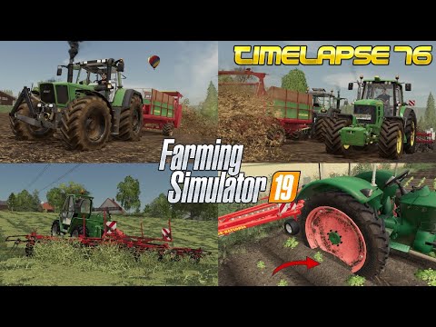 Old STRAUTMANN in ACTION! 💪🏽🤩🚜💨 A new TEST FIELD & PROBLEMS? 🤔| [FS19]- Timelapse #76 Geiselsberg