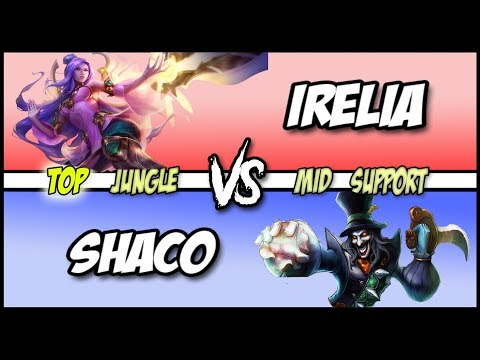 Cultivating New Builds - AD Shaco Top vs Irelia Full Game #116
