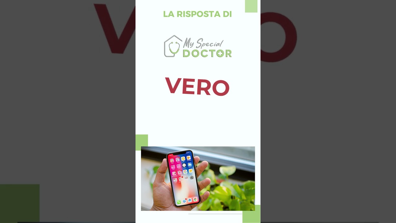 07 - L'uso eccessivo dello smarthpohne può influenzare il sonno? - My Special Doctor - Vero o Falso?
