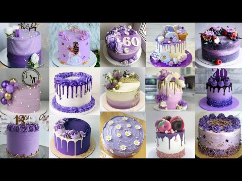 💜Purple Cake/Birthday Cake/Beautiful Purple Cake Designs 2025/Purple Cake Design/Anniversary Cake