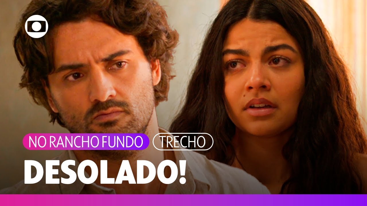 Artur e Quinota  discutem sobre a gravidez e ela fica sem graça! | No Rancho Fundo | TV Globo