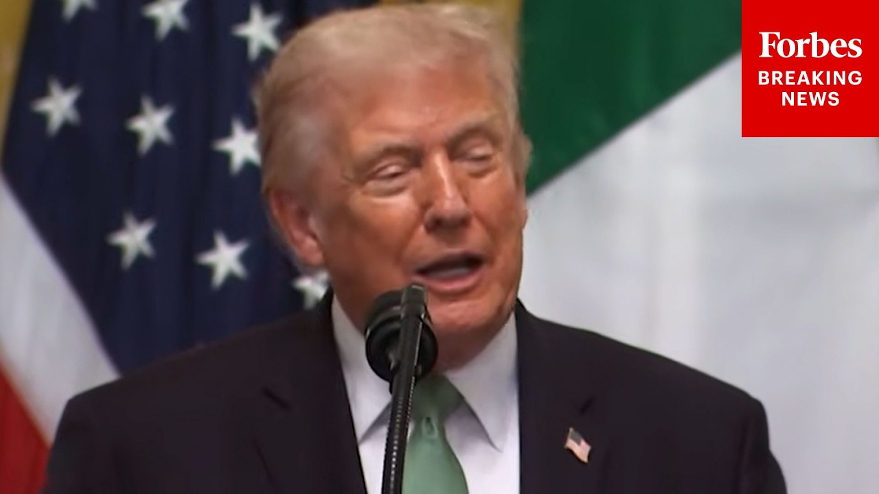 Video | Trump Jokes: 'I Spent All Day With The Irish And I Should Have Been Spending It With The Iranians'