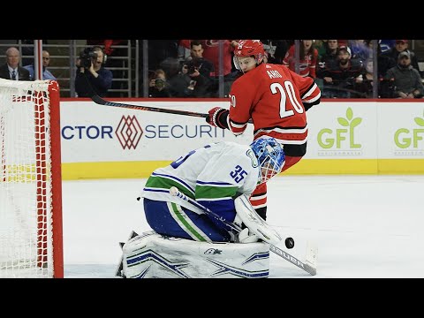 Canucks & Hurricanes settled in a shootout