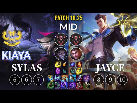 GAM Kiaya Sylas vs Jayce Mid - KR Patch 10.25