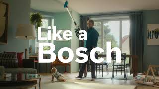 Bosch ¡Sin cables y sin límites! Vive de forma saludable #LikeABosch con el aspirador Unlimited anuncio
