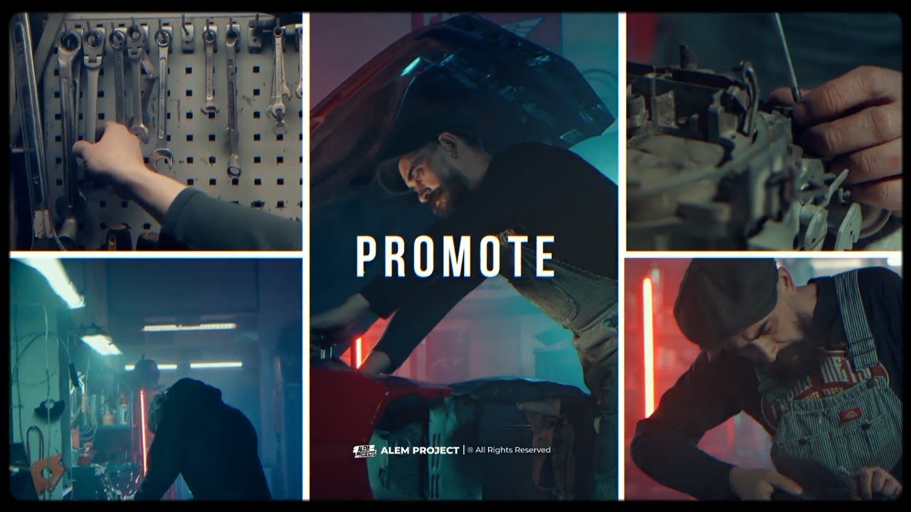 Dynamic Promo Video Opener - After Effects Template