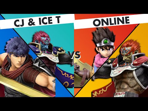 SSBU Online Doubles -  ICE T (Ike) & CJ (Ganondorf) vs Ganondorf & Hero - 2019.12.07