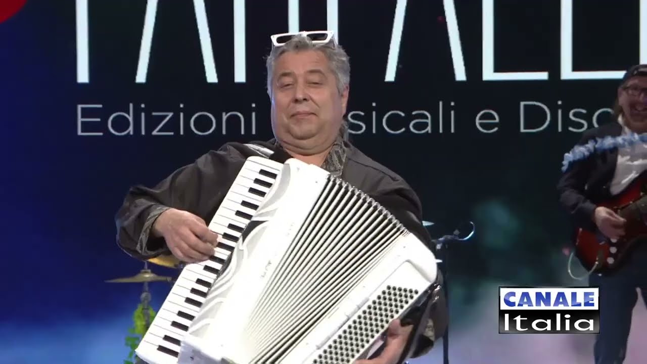 Valentino Borrillo - UN CAFFÈ A PARIS (musette) Canale Italia SPECIALE FARFALLINA Cantando Ballando