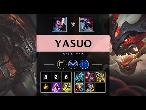 Yasuo Top vs Cho'Gath - EUW Diamond Patch 25.10